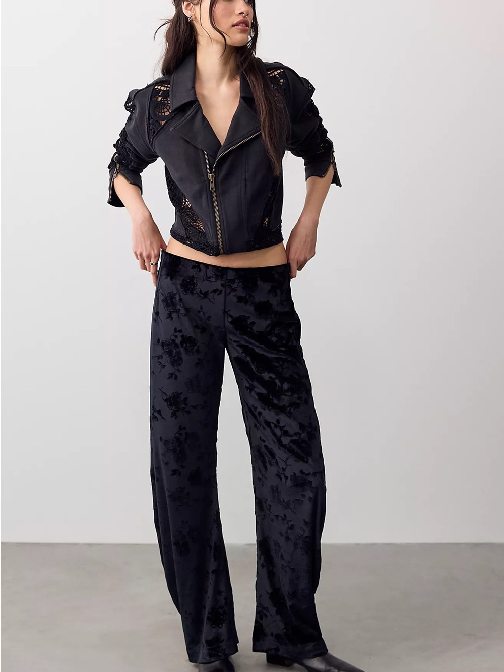 Radiance Velvet Pull-On Pants